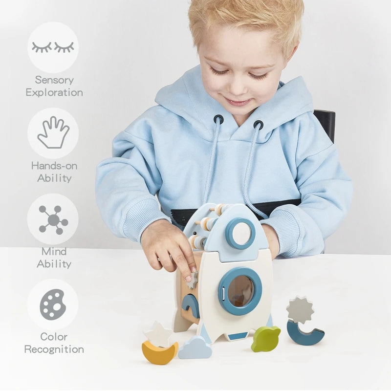 Montessori Ahşap Roket