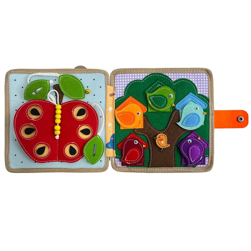 Zürafa Keçe Kitap Montessori