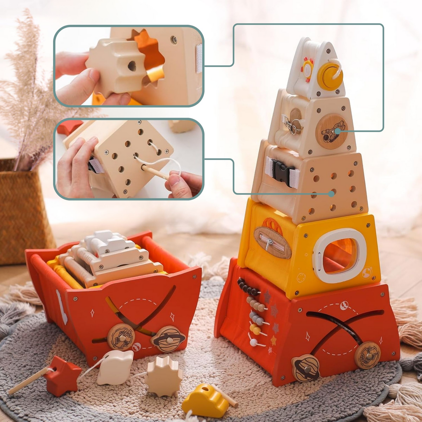 Montessori Eğitici Yapı Blokları