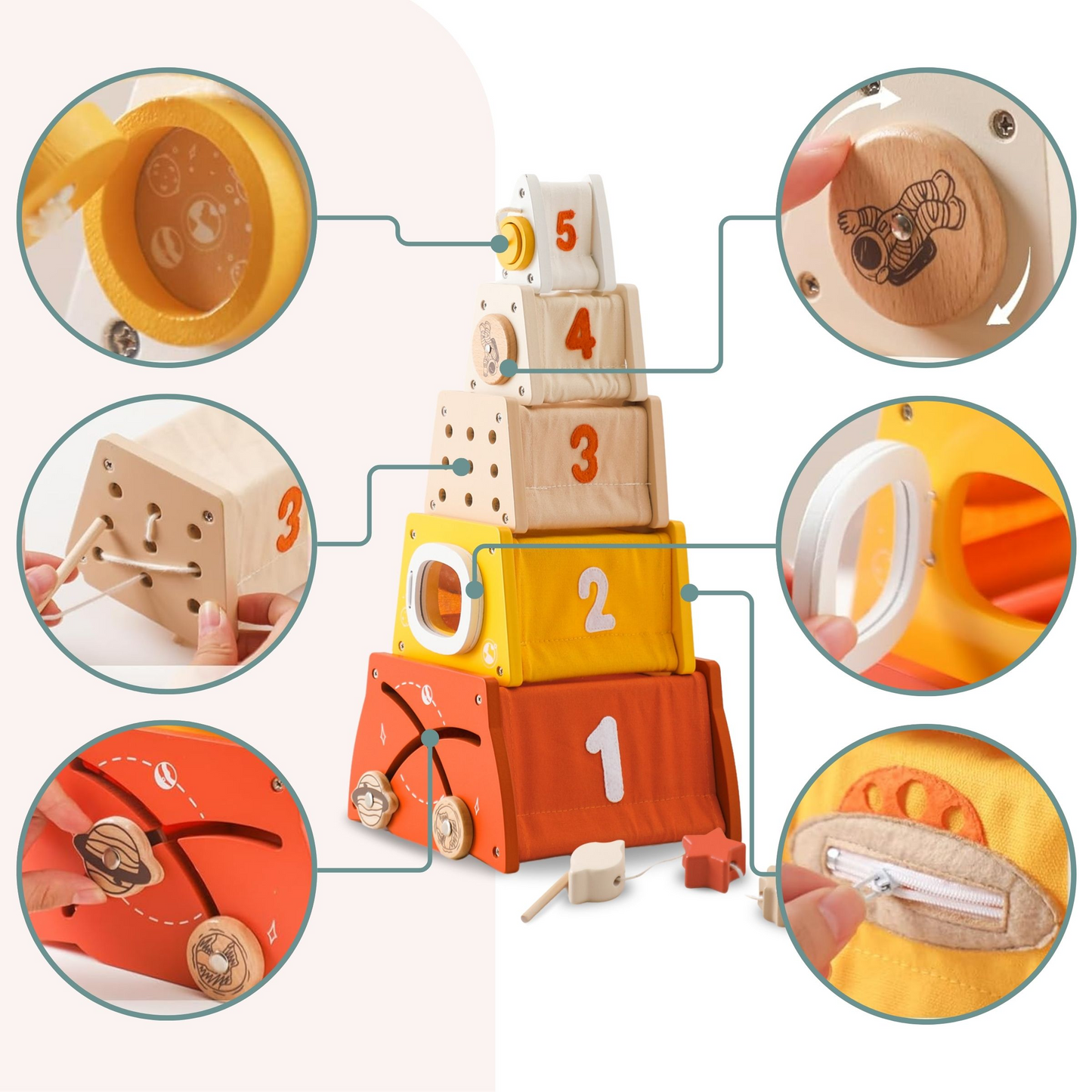 Montessori Eğitici Yapı Blokları