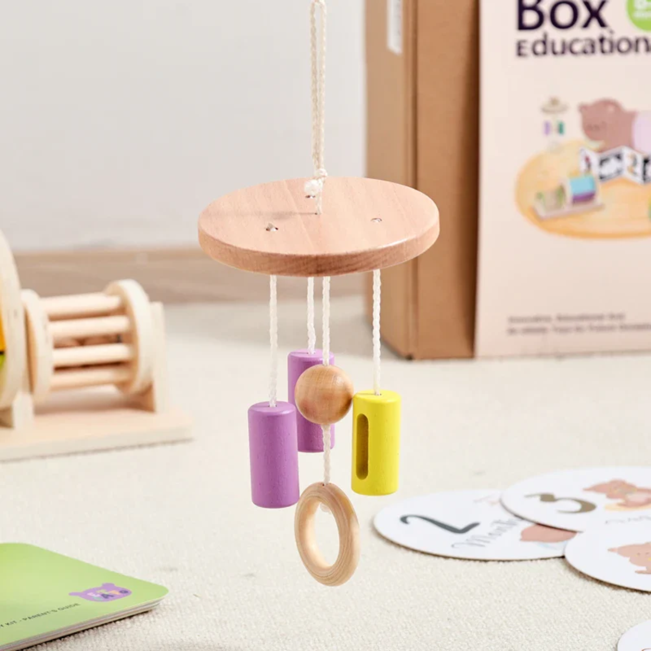 Montessori Ahşap Aktiviye Hediye Kutusu