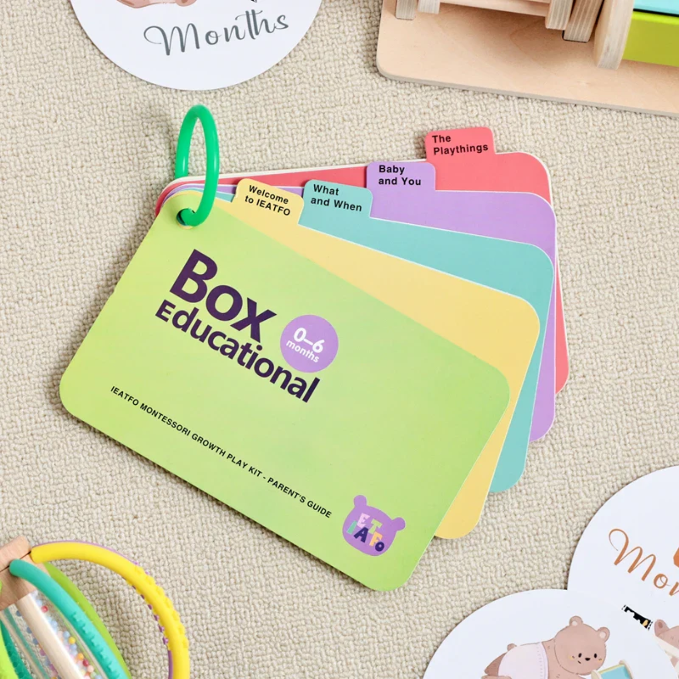 Montessori Ahşap Aktiviye Hediye Kutusu