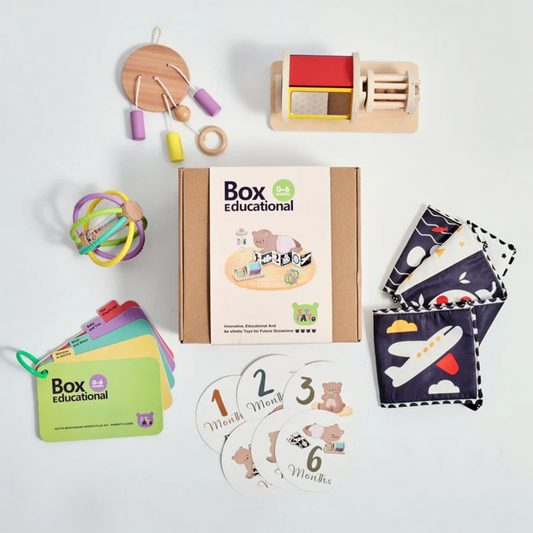 Montessori Ahşap Aktiviye Hediye Kutusu