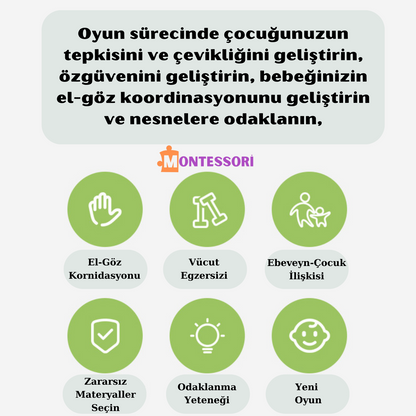 Ördek Uçan Disk Fırlatıcı - Montessori